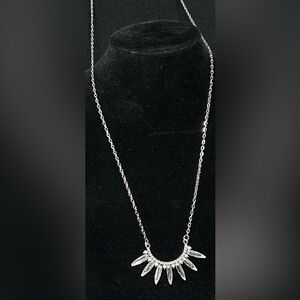 Paparazzi Silver Sunburst Necklace